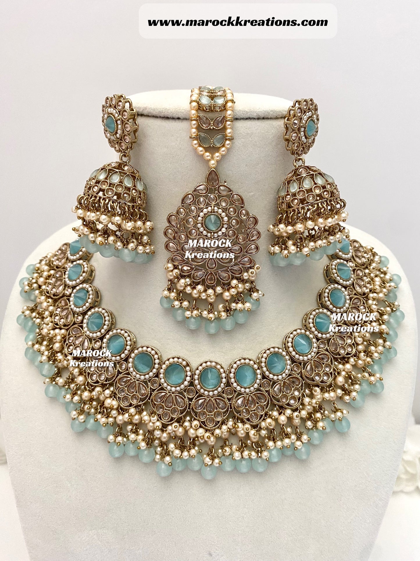 Aalia Antique Polki Necklace set