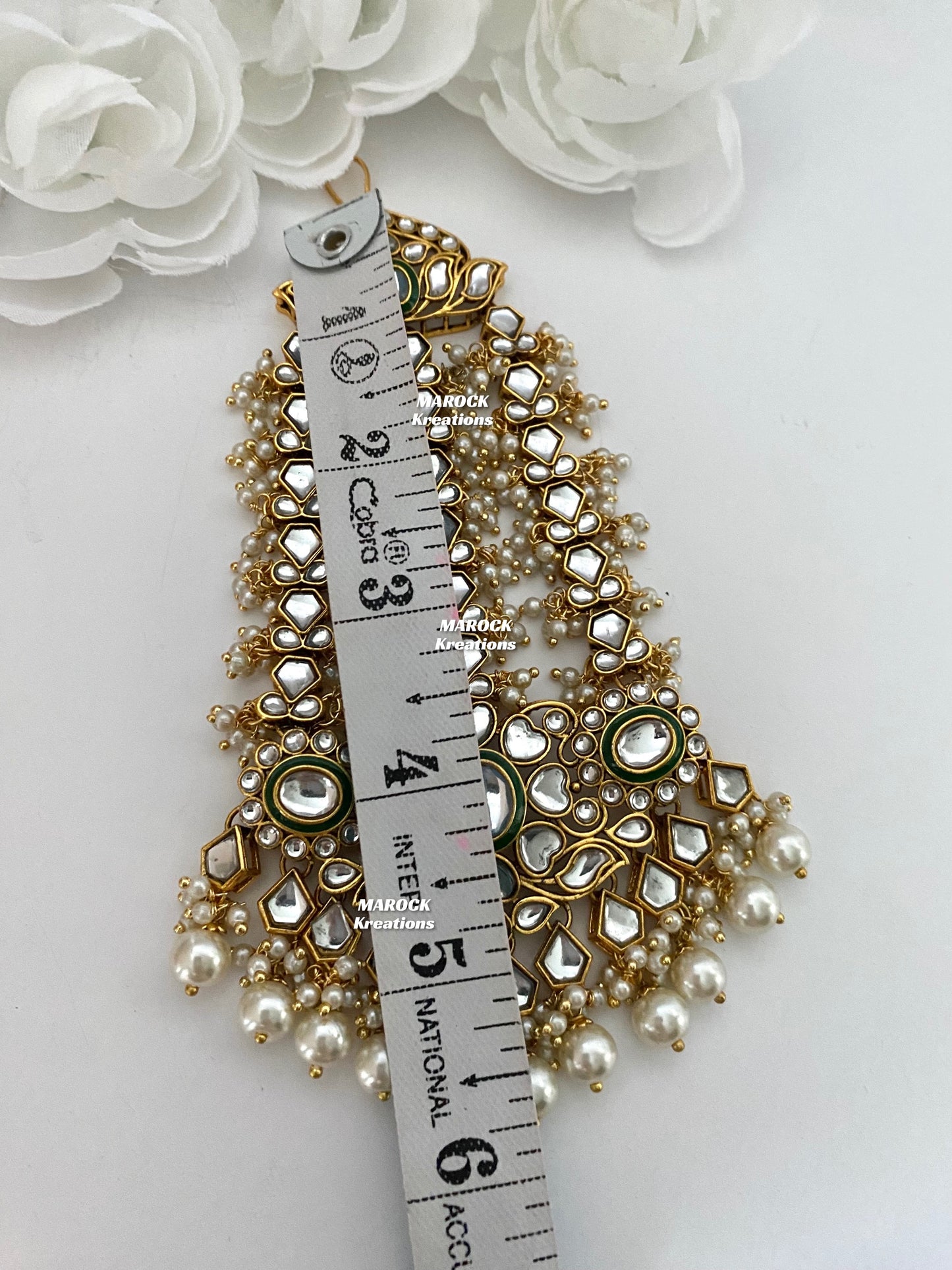 Oversized Kundan Jhoomer/Passa