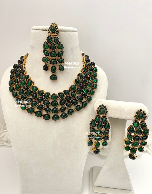 Julia Sabyasachi inspired Premium Quality Kundan Statement Necklace set