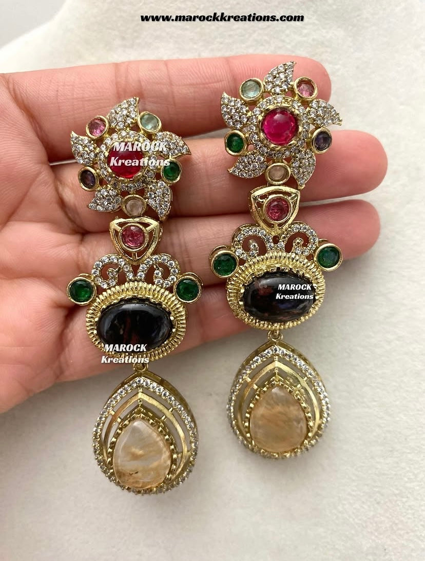 Christy Sabyasachi inspired Premium Quality Kundan statement necklace set