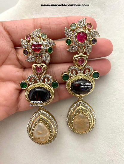 Christy Sabyasachi inspired Premium Quality Kundan statement necklace set