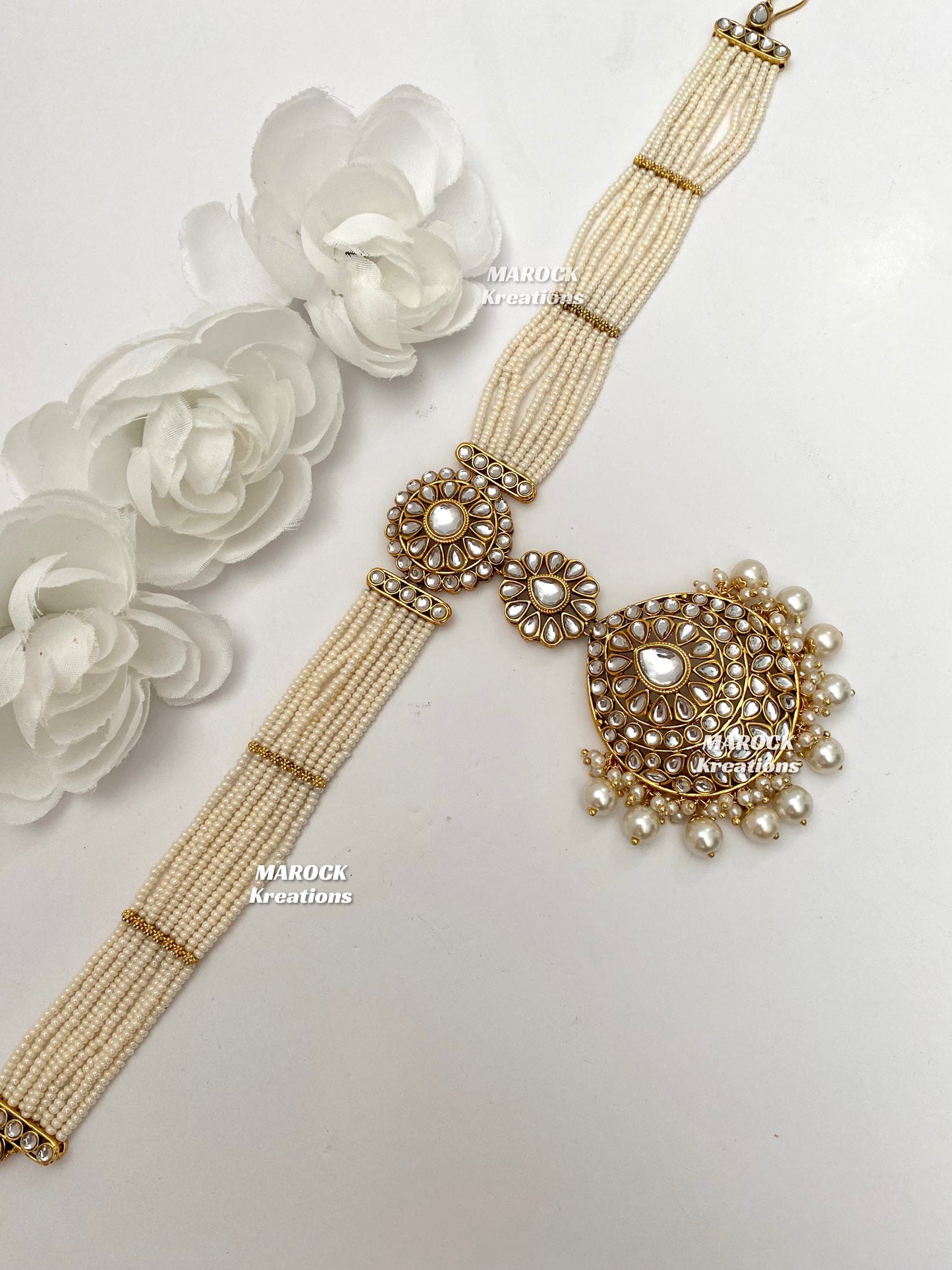 Premium Quality Kundan Sheesh Phool/Head band/bridal accessories