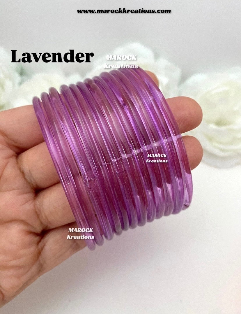 Jelly Glass bangles (Pack of 1 dozen)