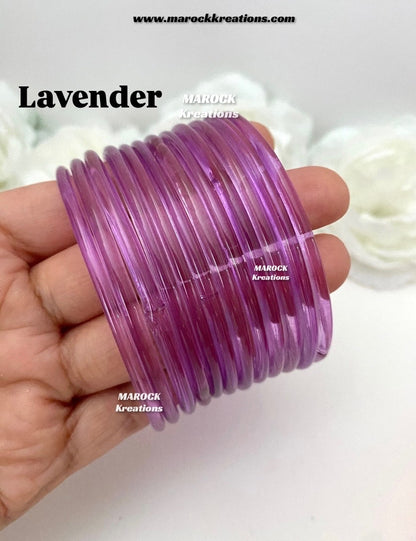 Jelly Glass bangles (Pack of 1 dozen)