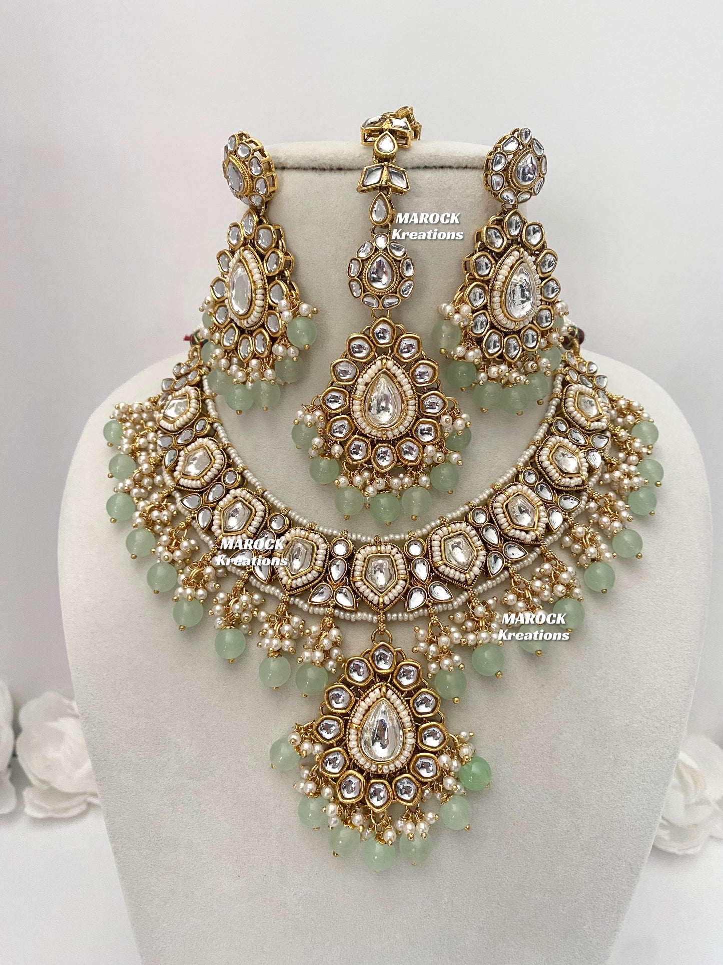 Sania Premium Quality Kundan Necklace set