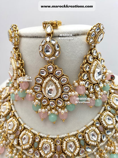 Sania Premium Quality Kundan Necklace set