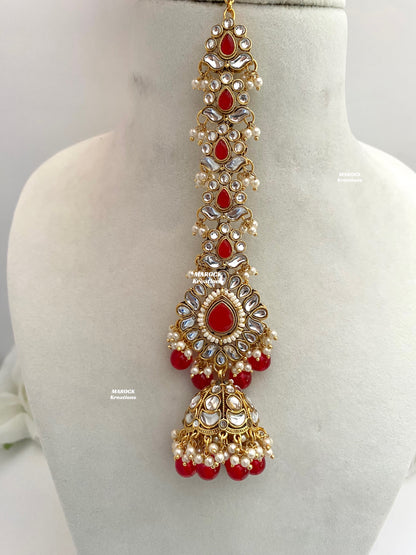 Bhavika Premium Quality Kundan choker/Necklace set