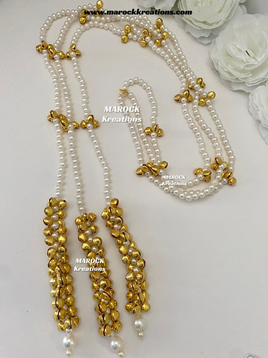 Kashmiri Paranda/Pearls and Ghungroo Paranda