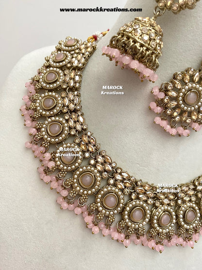 Sameera Polki Necklace set