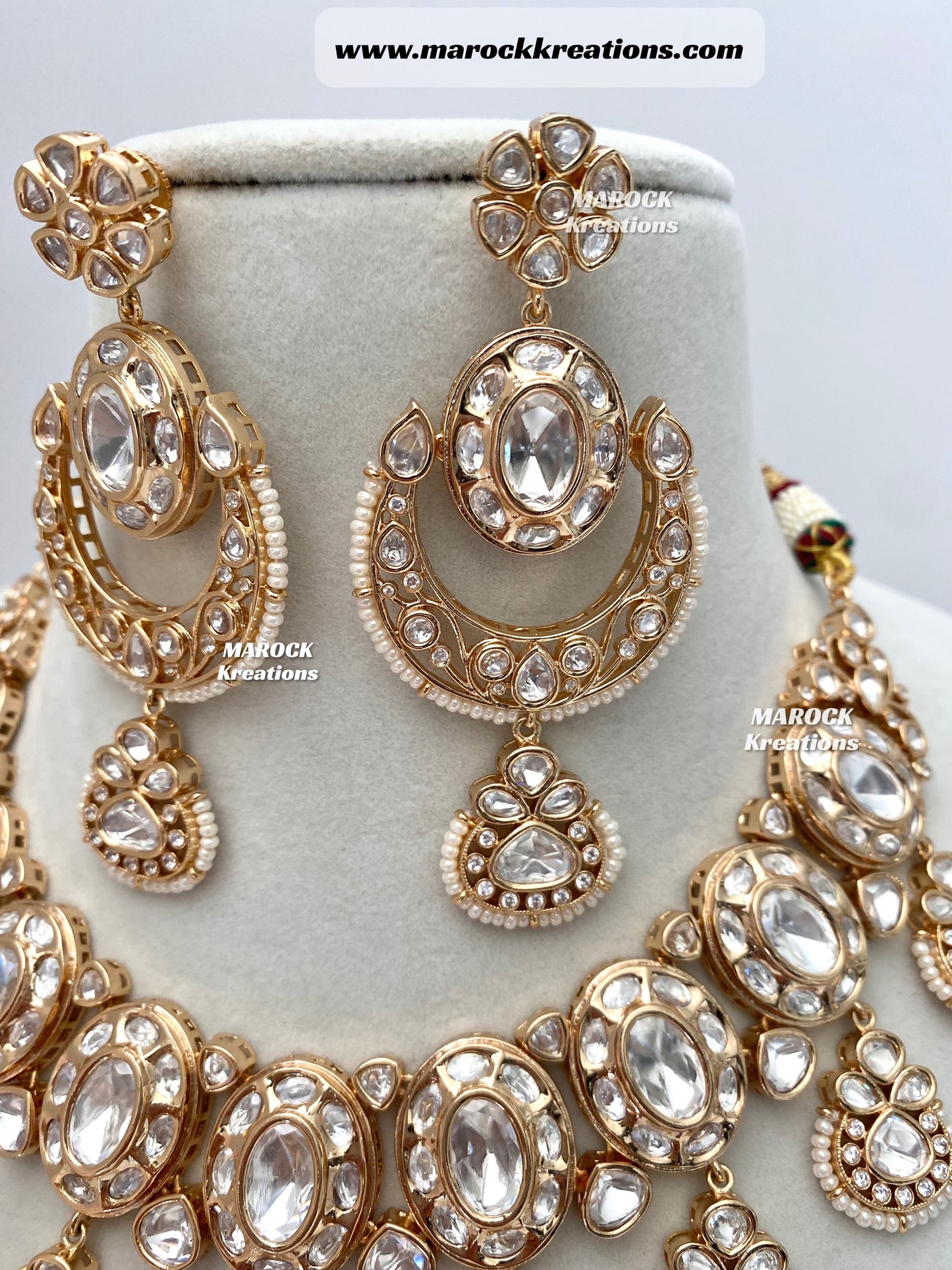 Ambika Tyani inspired Premium Quality Kundan exclusive Necklace set