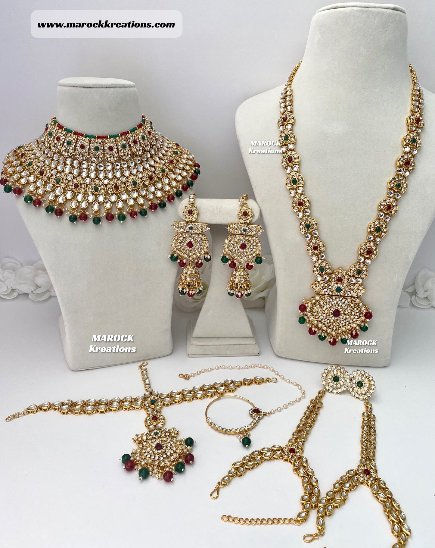 Sophie High Quality Kundan Bridal set/Indian bridal jewelry