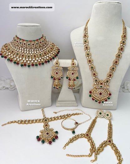 Sophie High Quality Kundan Bridal set/Indian bridal jewelry