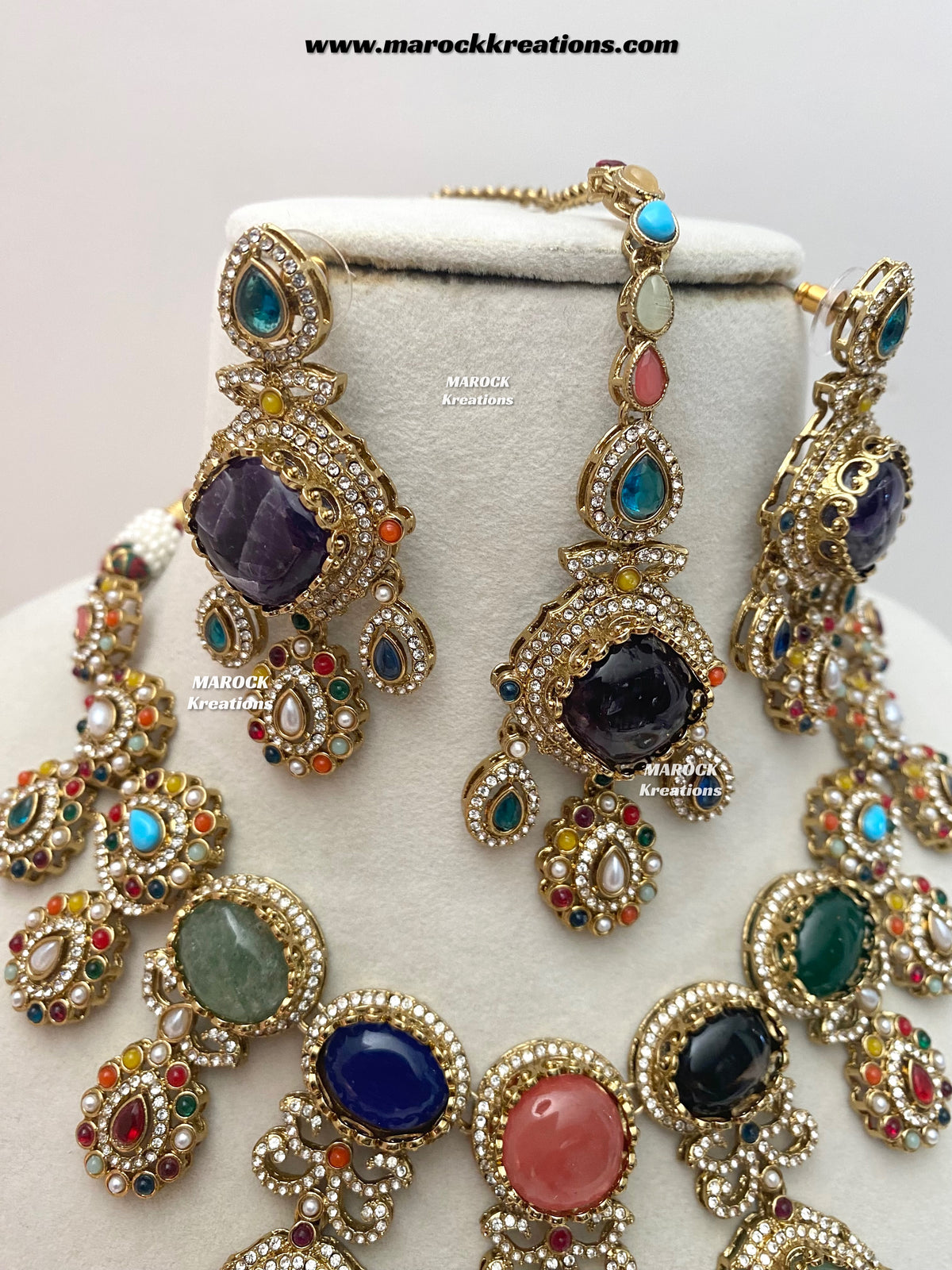 Niharika Sabyasachi inspired Premium Quality Kundan statement choker/necklace set