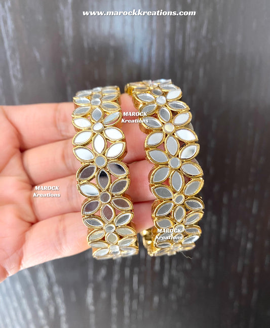 Mirror Antique Gold Bangles/Kade