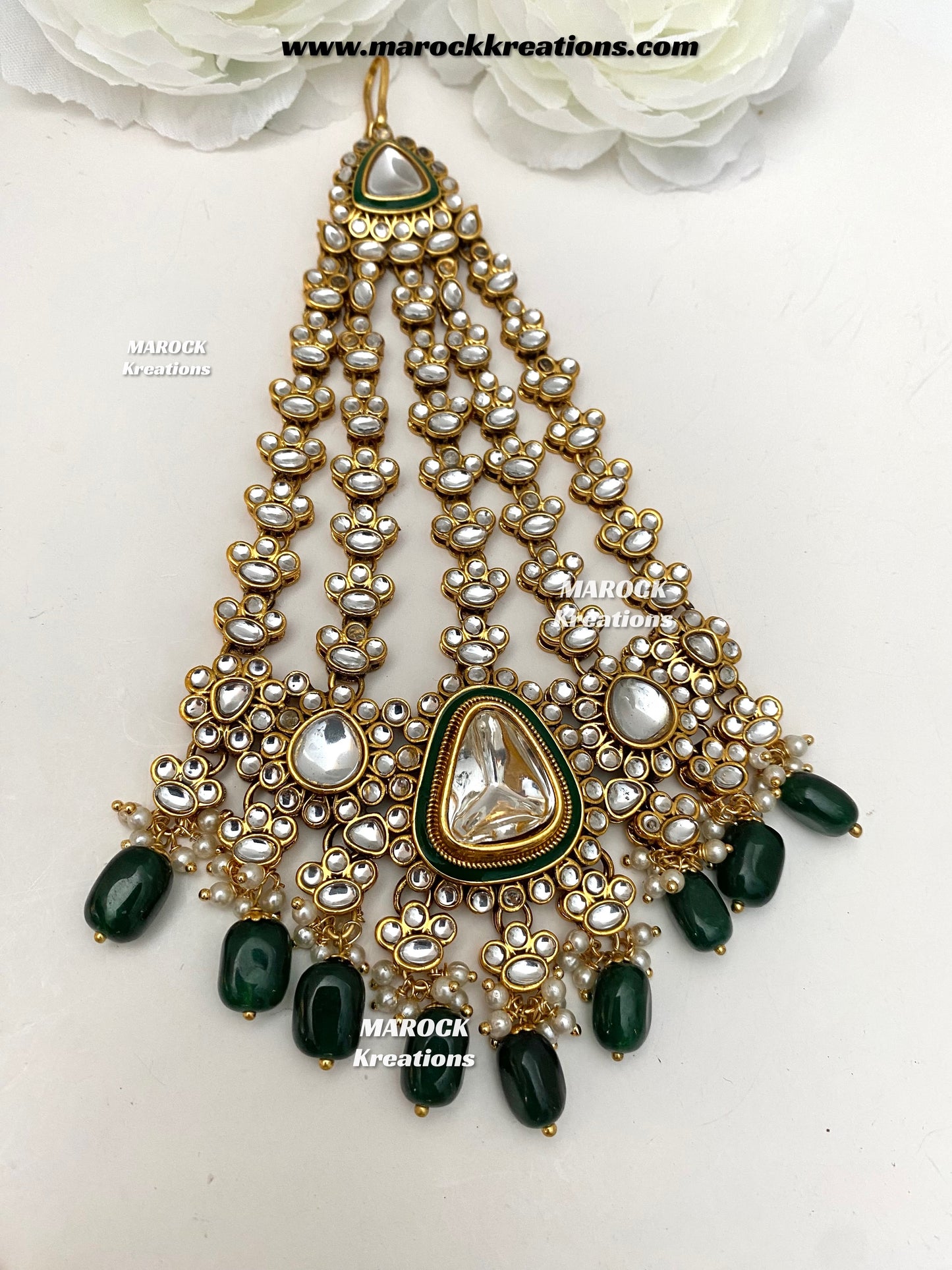 Nayema Premium Quality Kundan Statement Bridal set