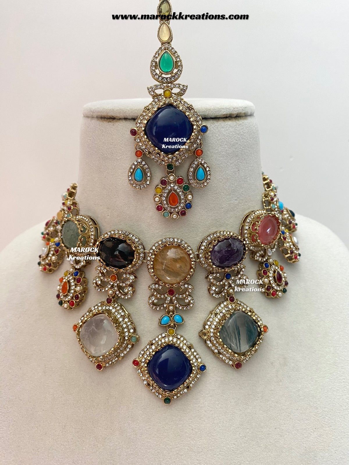 Niharika Sabyasachi inspired Premium Quality Kundan statement choker/necklace set