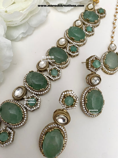 Ridam Sabyasachi inspired Premium Quality Kundan statement choker set
