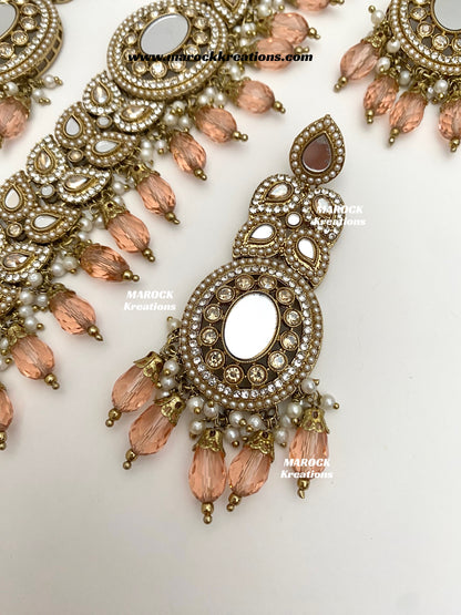 Resmin Premium Quality Mirror Choker set