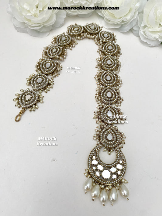 Antique Gold Mirror Braid Jewelry/Choti