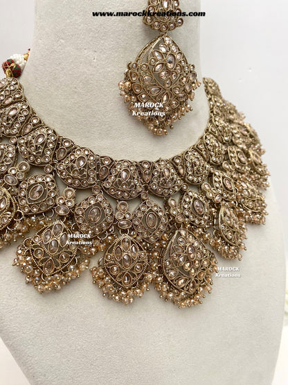 Shradha Polki Statement Necklace set/Bridal set