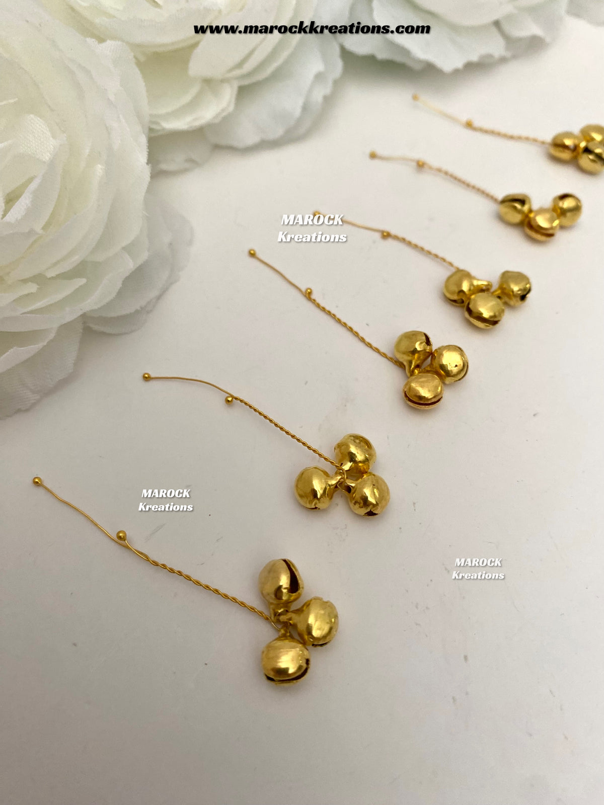 Ghungroo hair pins (Pack of 6)