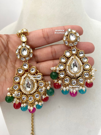 Sania Premium Quality Kundan Necklace set