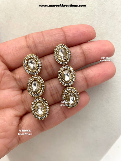 Raveen Premium Quality Kundan Necklace set