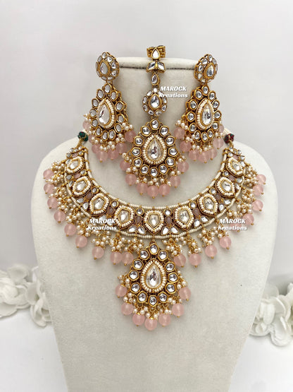 Sania Premium Quality Kundan Necklace set