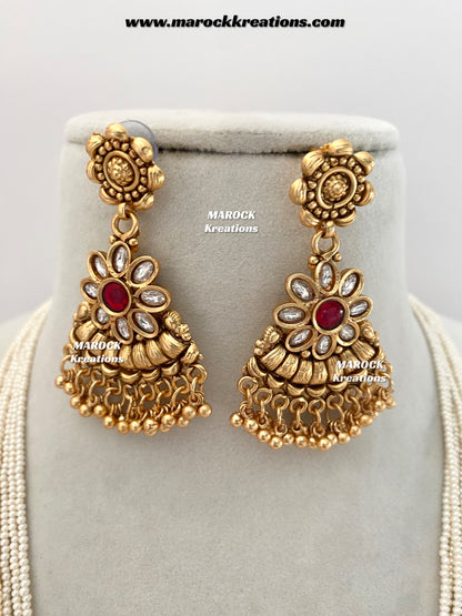 Anisa Premium Quality Gold plated exclusive heritage Rani haar set