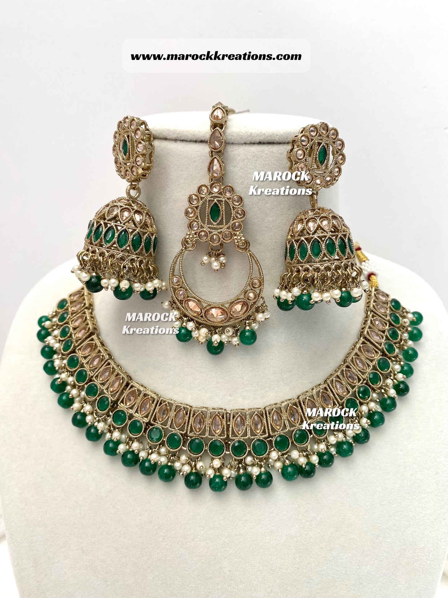 Alisha Antique Polki Choker/Necklace sets