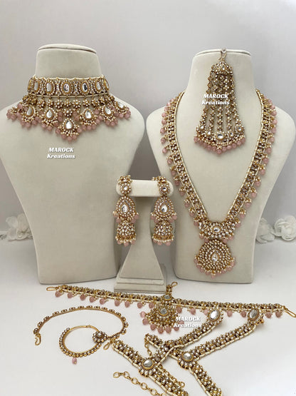 Premium Quality Kundan Bridal set/Indian bridal jewelry