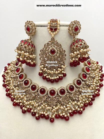 Aalia Antique Polki Necklace set