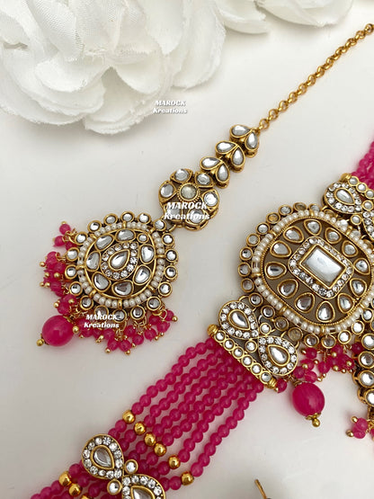 Simona Premium Quality Kundan Choker set