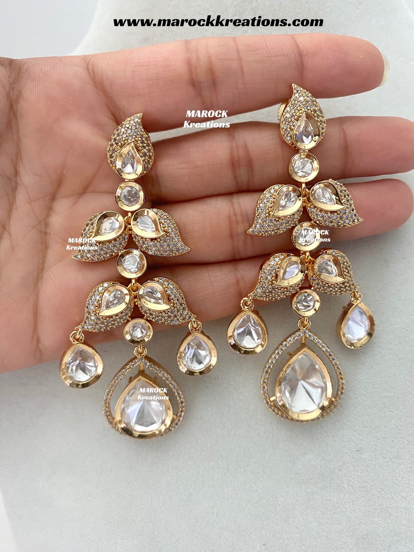 Swapna Premium Quality Tyani inspired Gold plated statement necklace set