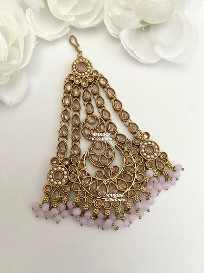 Antique Gold Polki Jhoomer/Passa