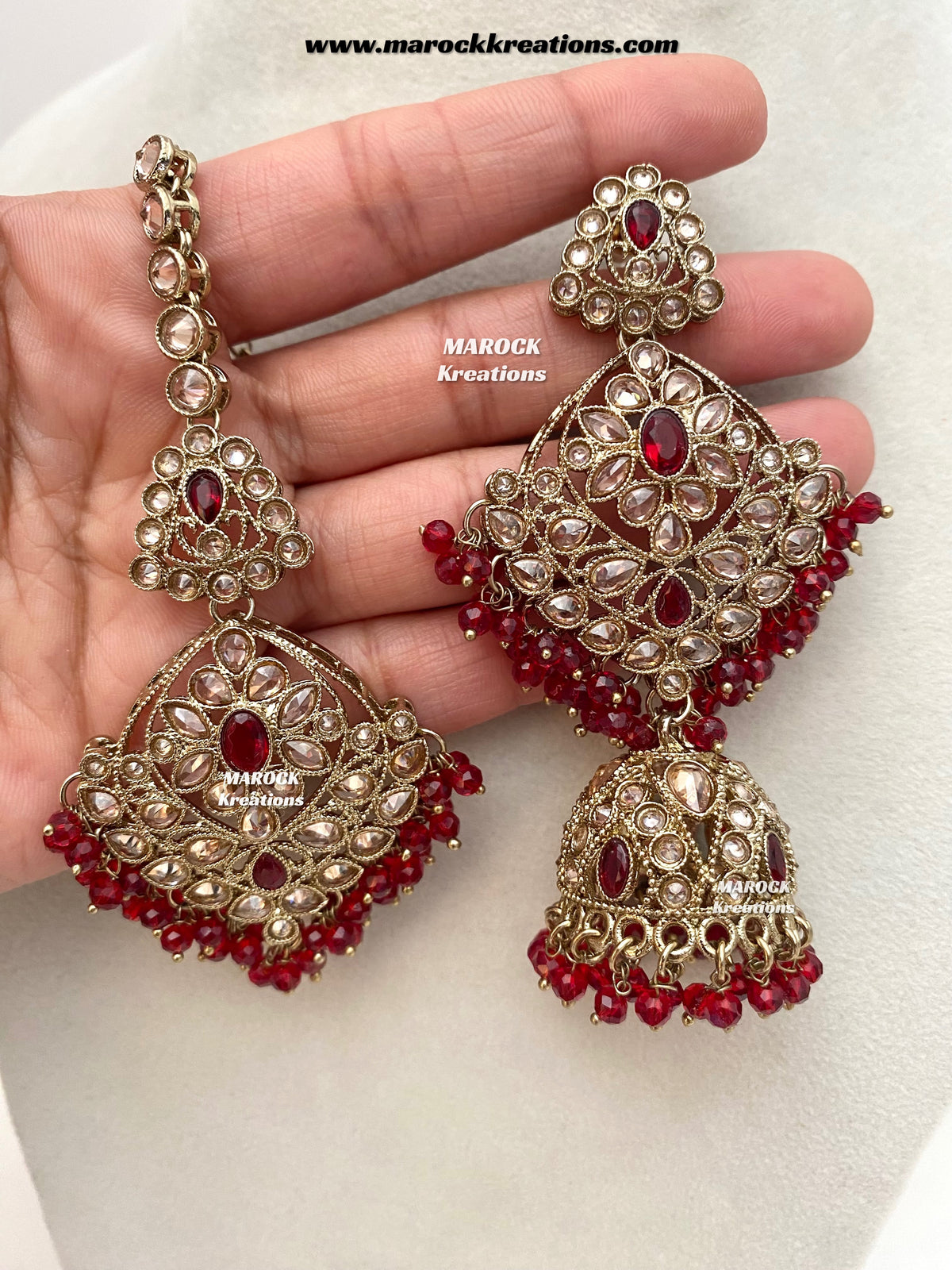 Shradha Polki Statement Necklace set/Bridal set