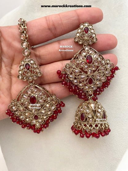 Shradha Polki Statement Necklace set/Bridal set