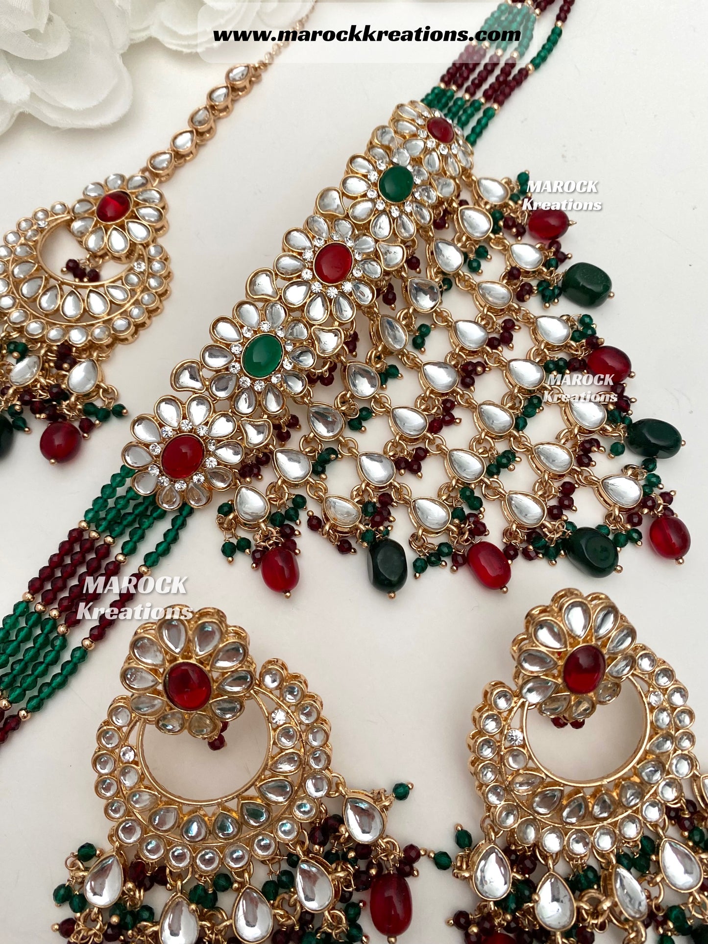 Yasmin premium quality Kundan Statement Choker set