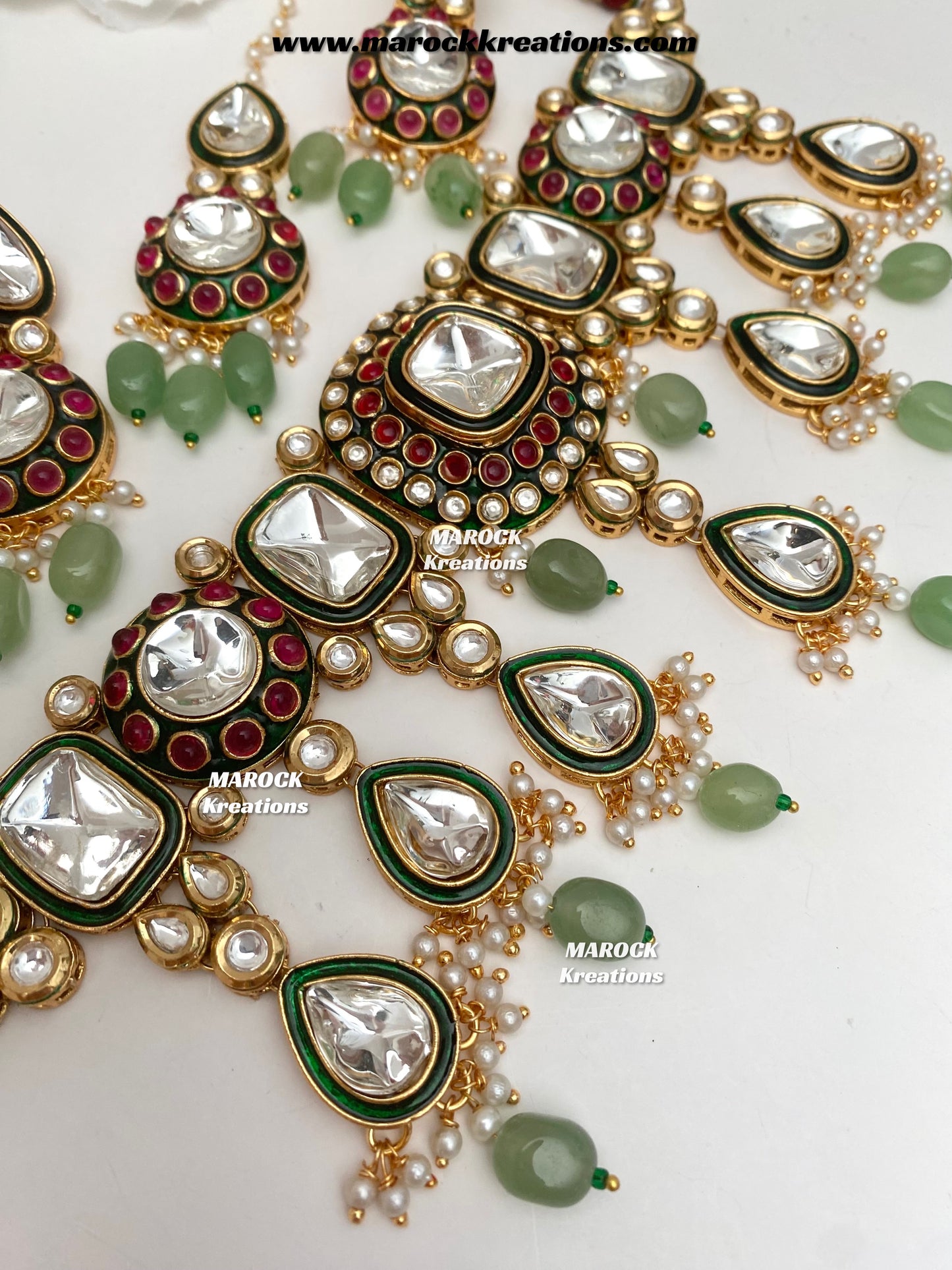 Saliha Premium Quality uncut Kundan choker set