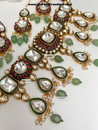 Saliha Premium Quality uncut Kundan choker set