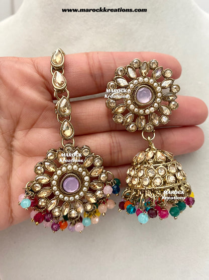Sameera Polki Necklace set