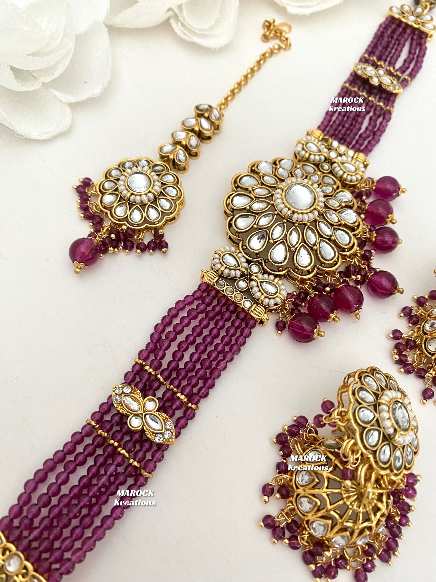 Ginni Premium Quality Kundan choker set