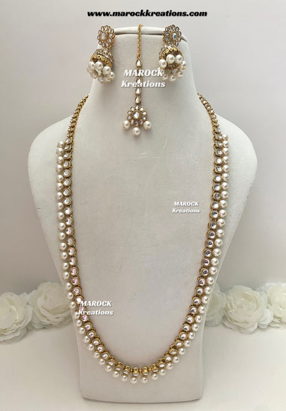 Premium Quality Kundan Rani haar set
