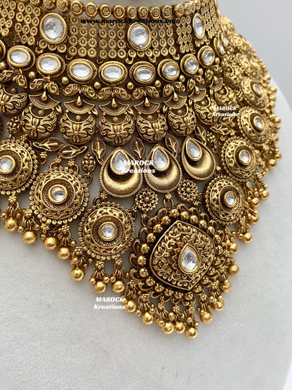 Manara Premium Quality Gold Plated Bridal set