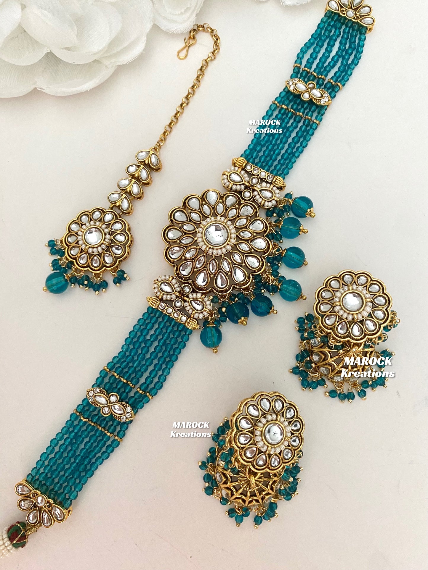 Ginni Premium Quality Kundan choker set