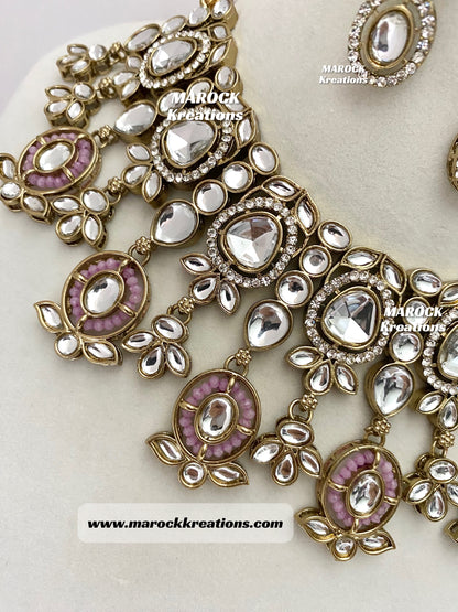 Noor Kundan Statement Necklace set