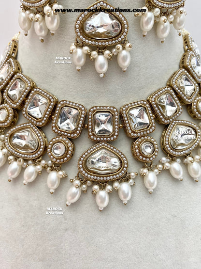 Lima Premium Quality uncut Kundan Choker/Necklace set
