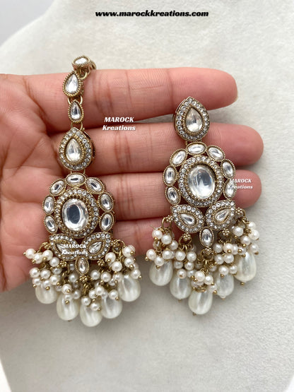 Manisha Sabyasachi inspired Premium Quality Kundan triple layer statement necklace set
