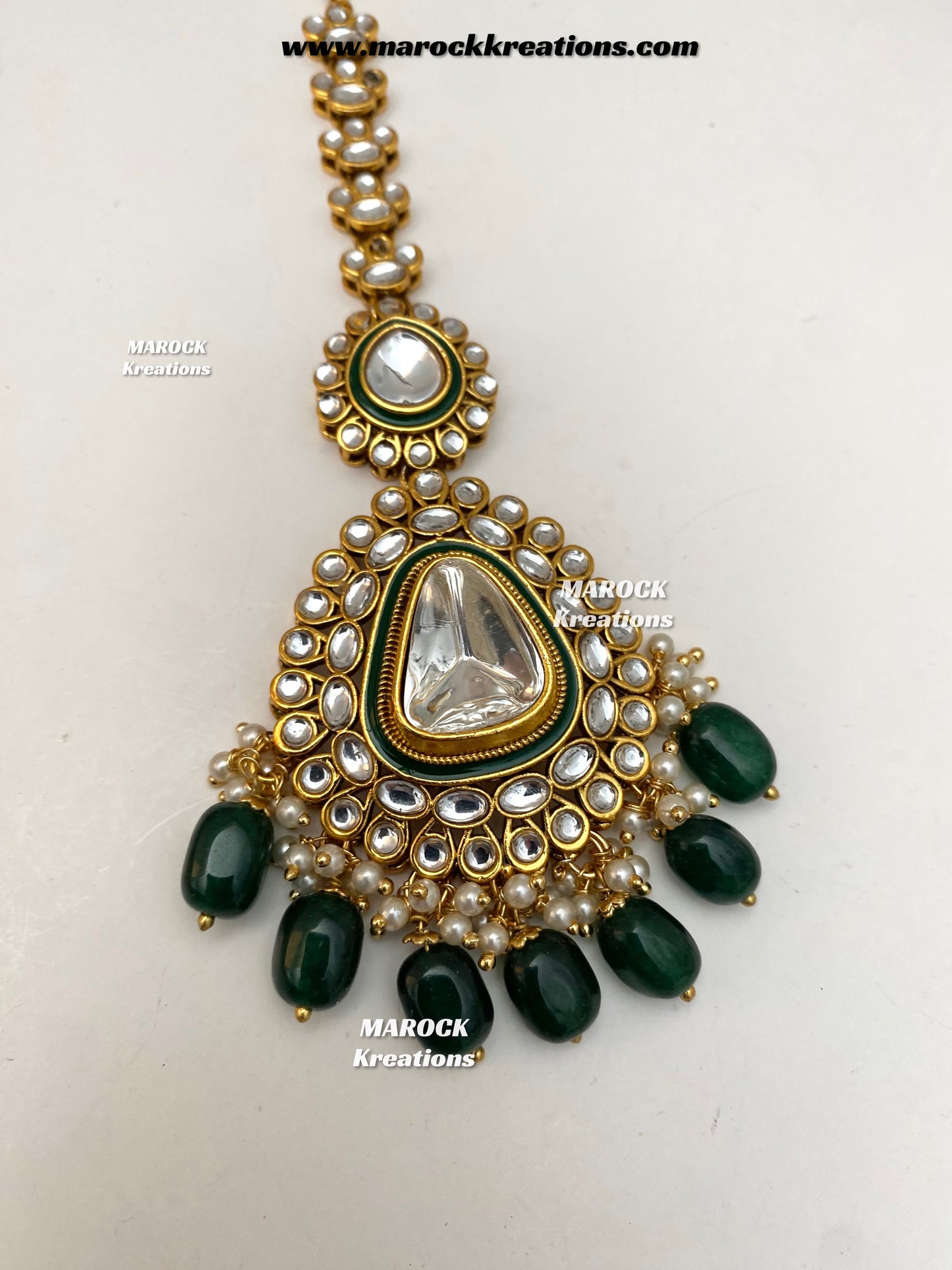 Nayema Premium Quality Kundan Statement Bridal set
