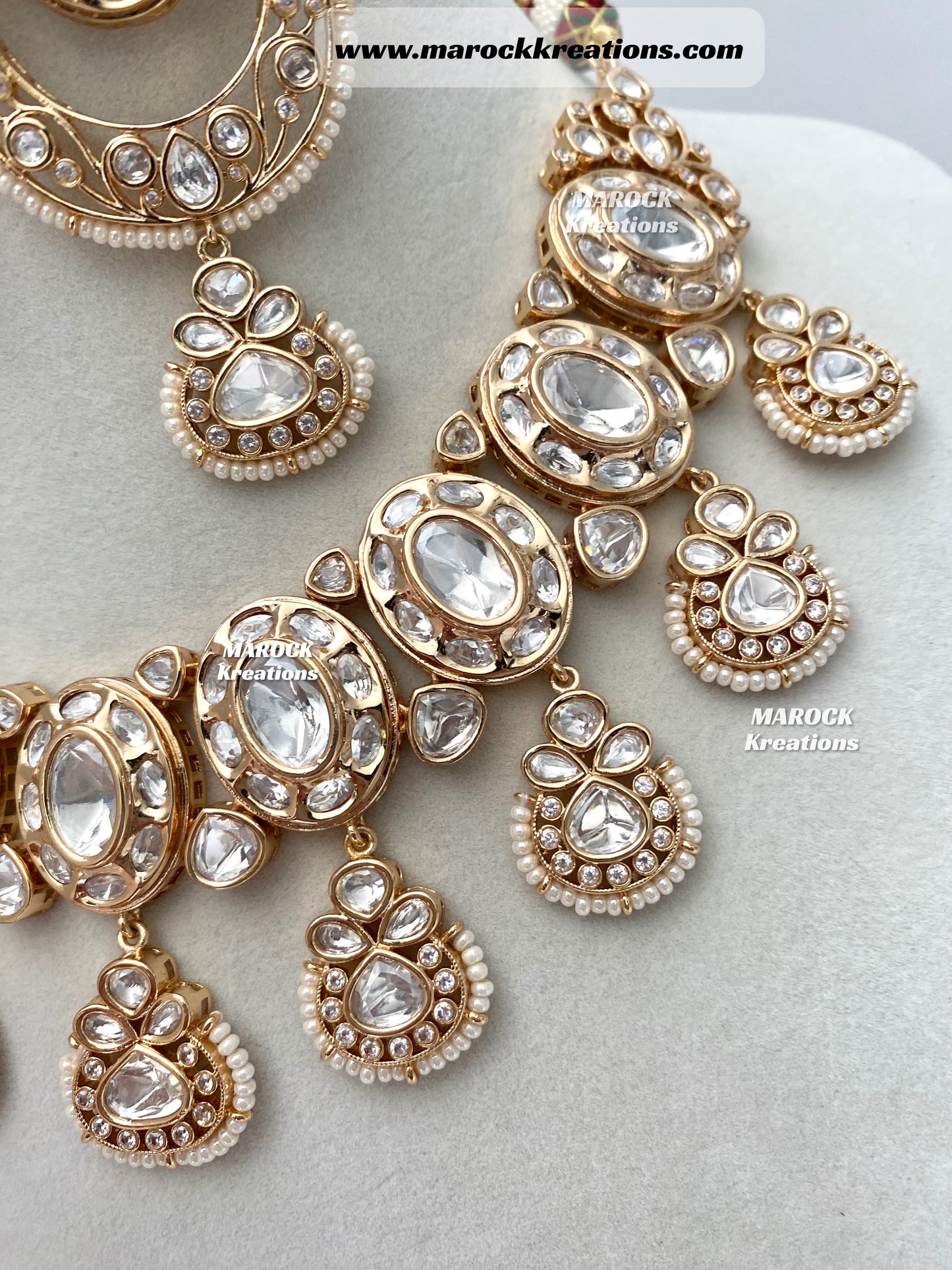 Ambika Tyani inspired Premium Quality Kundan exclusive Necklace set